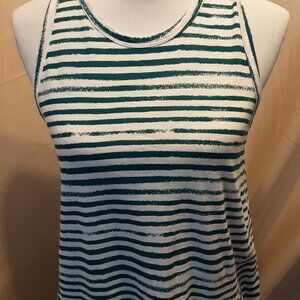 Loft Bow In Back Stripe Tank SZ XS 💕